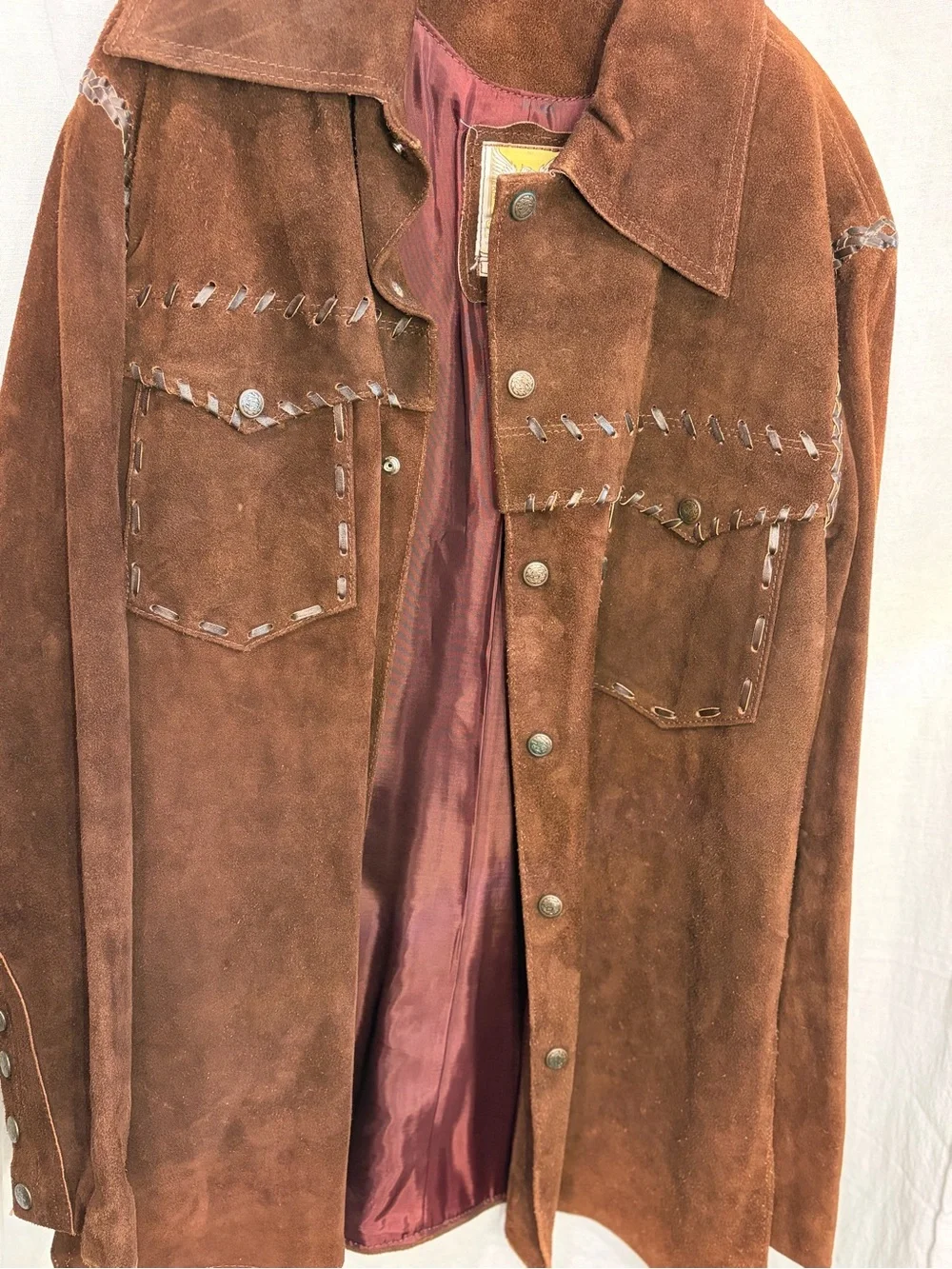 Vintage Sherwin Sheyenne Genuine Leather Western Jacket